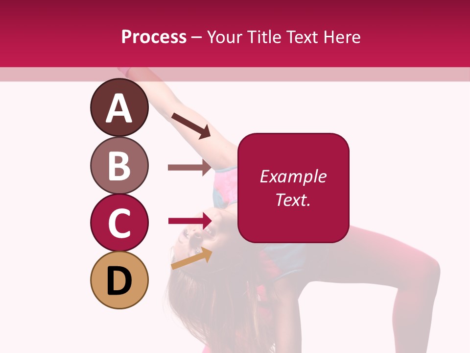 Posing Performer Agility PowerPoint Template