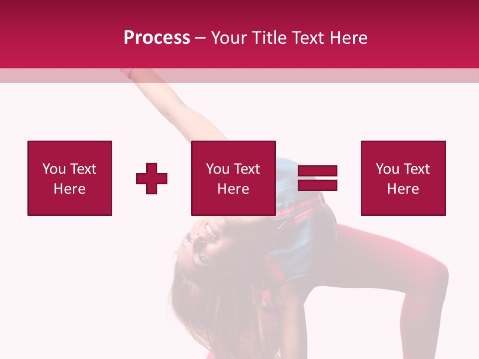 Posing Performer Agility PowerPoint Template