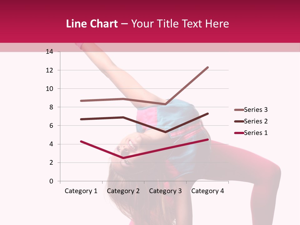 Posing Performer Agility PowerPoint Template