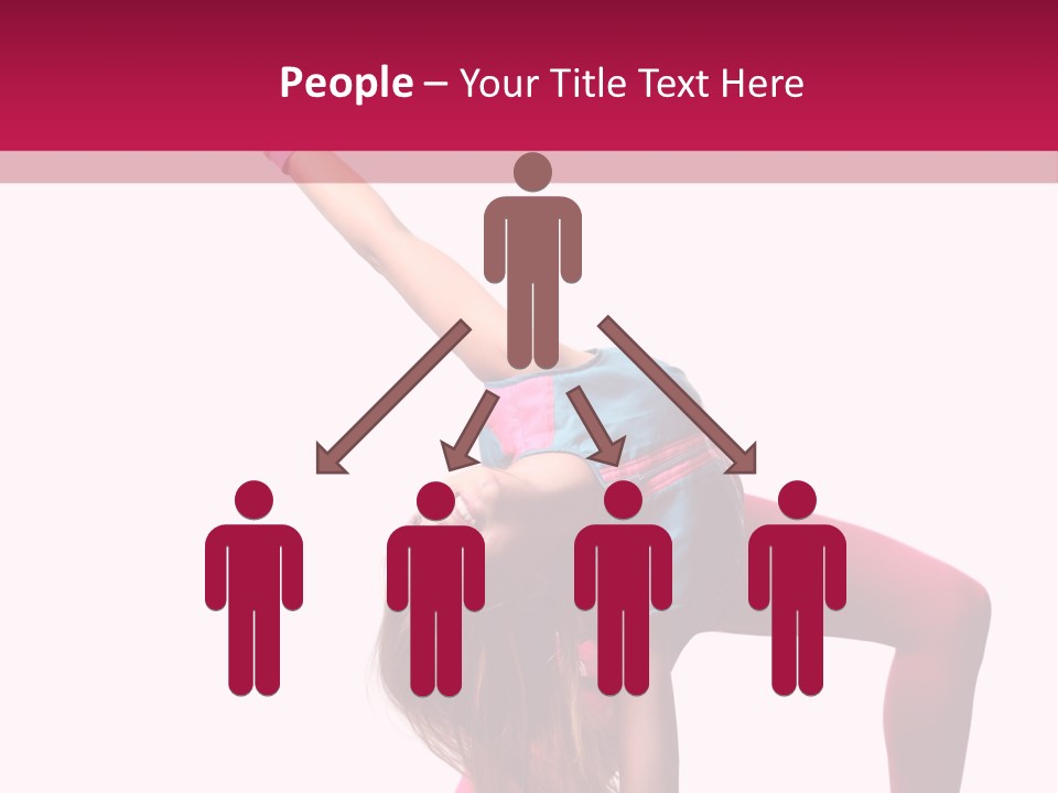 Posing Performer Agility PowerPoint Template