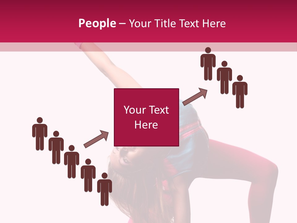 Posing Performer Agility PowerPoint Template