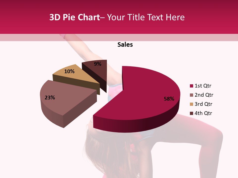 Posing Performer Agility PowerPoint Template