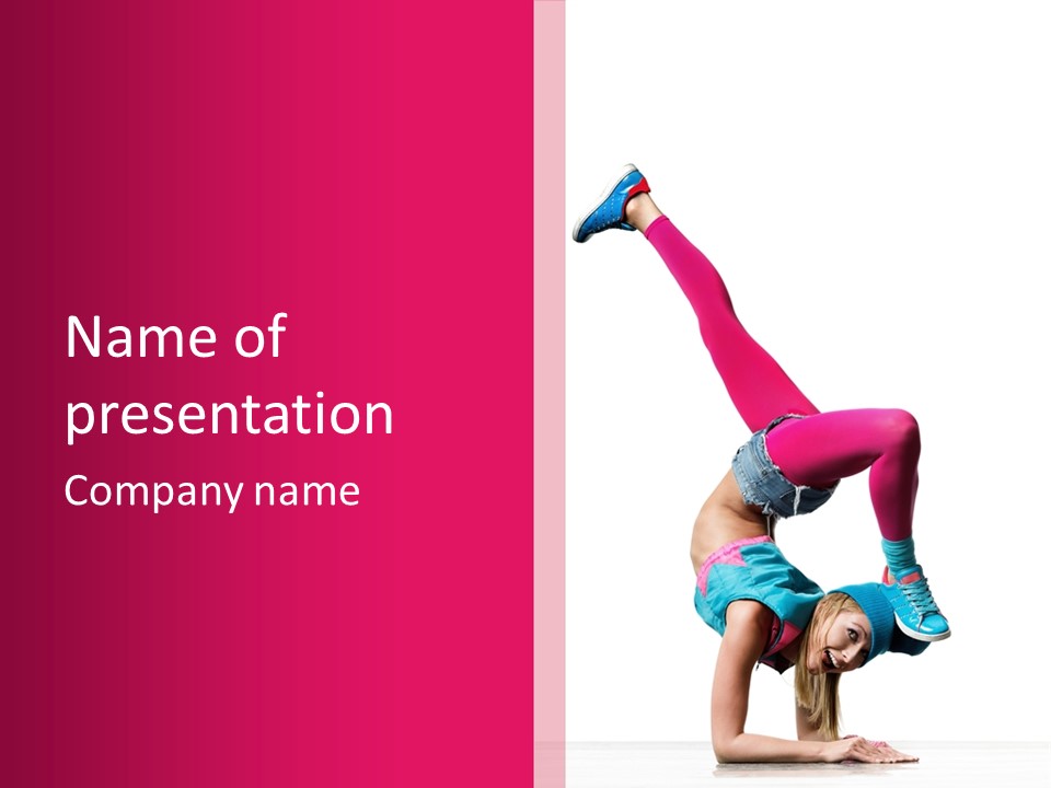 Stunt Performer Performance PowerPoint Template