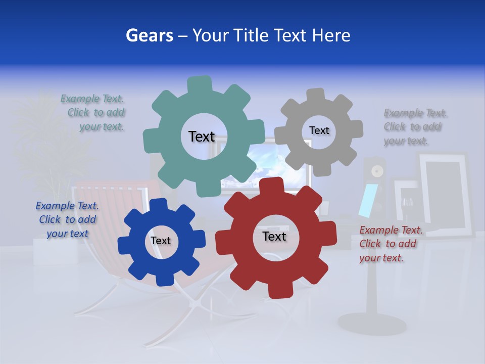 Face Lipstick Stylish PowerPoint Template