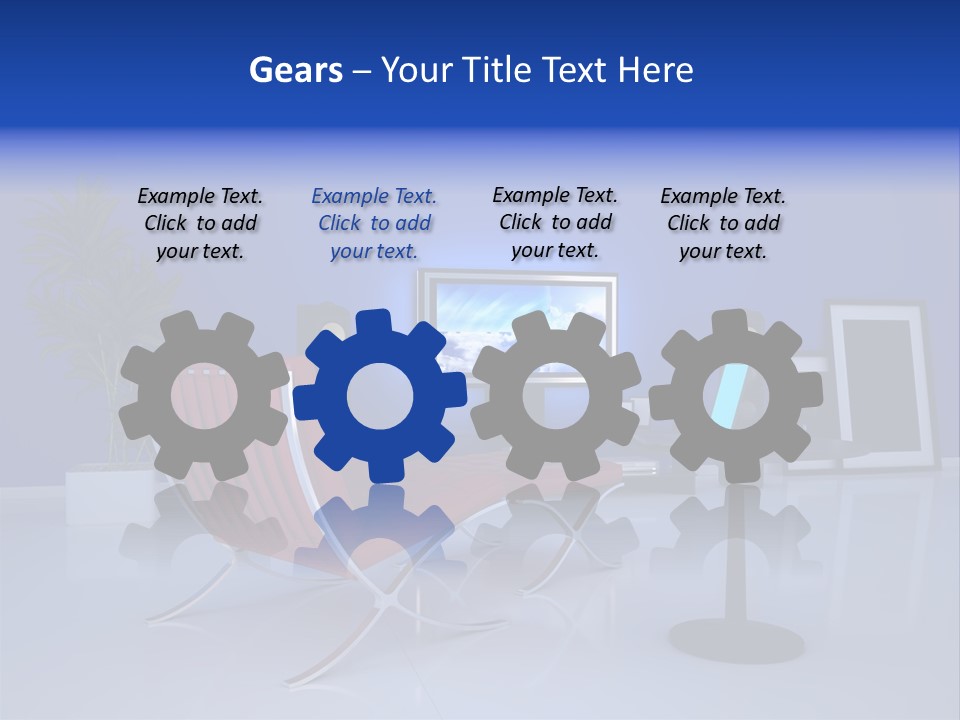 Face Lipstick Stylish PowerPoint Template