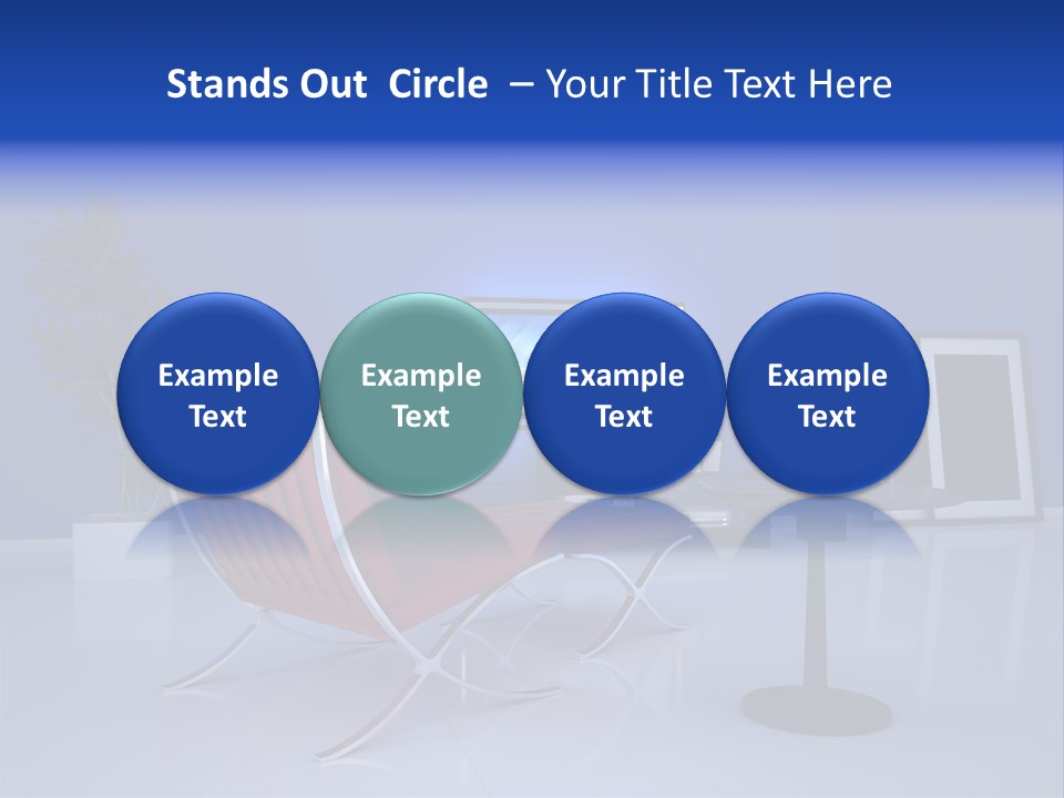 Face Lipstick Stylish PowerPoint Template