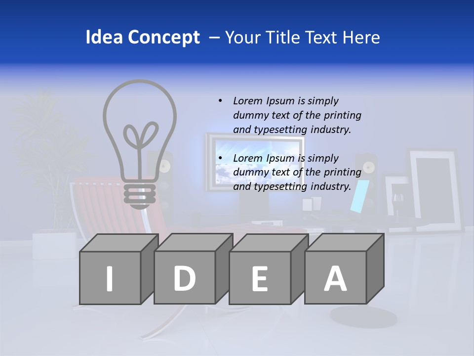 Face Lipstick Stylish PowerPoint Template