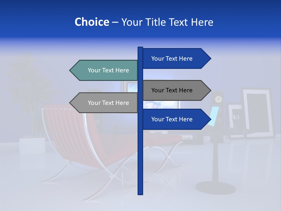 Face Lipstick Stylish PowerPoint Template