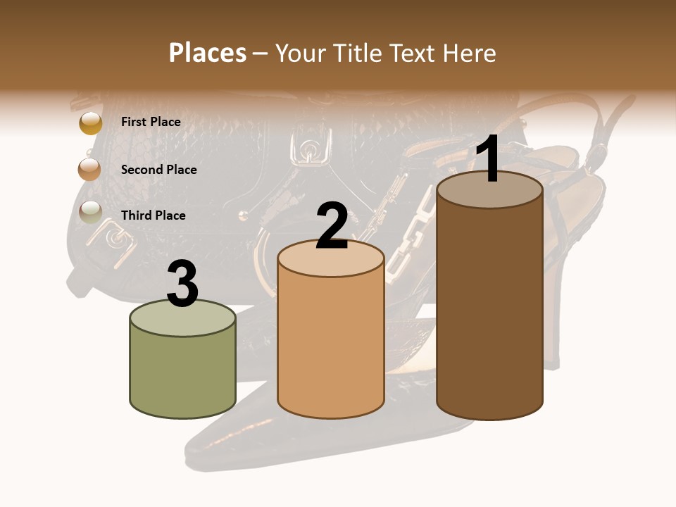 Black Fashion Accessory PowerPoint Template