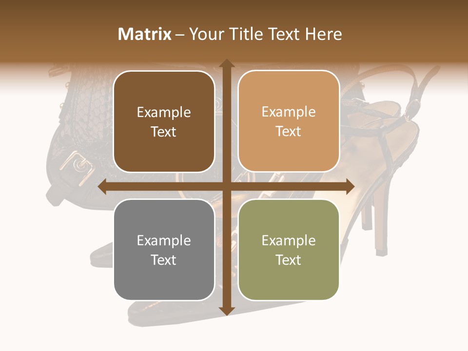 Black Fashion Accessory PowerPoint Template