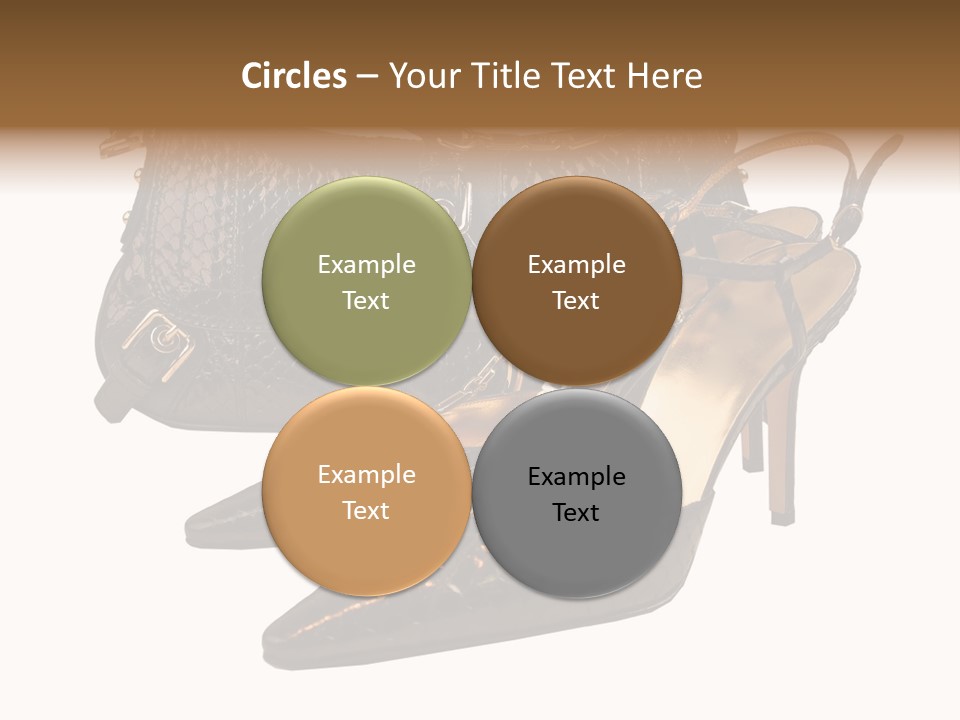 Black Fashion Accessory PowerPoint Template