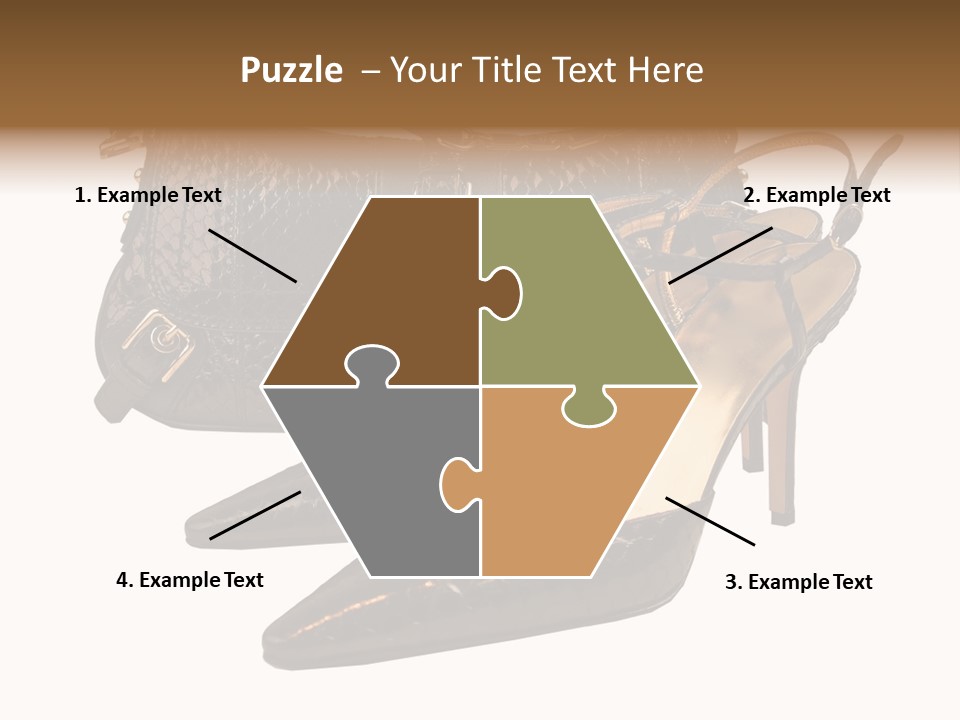 Black Fashion Accessory PowerPoint Template