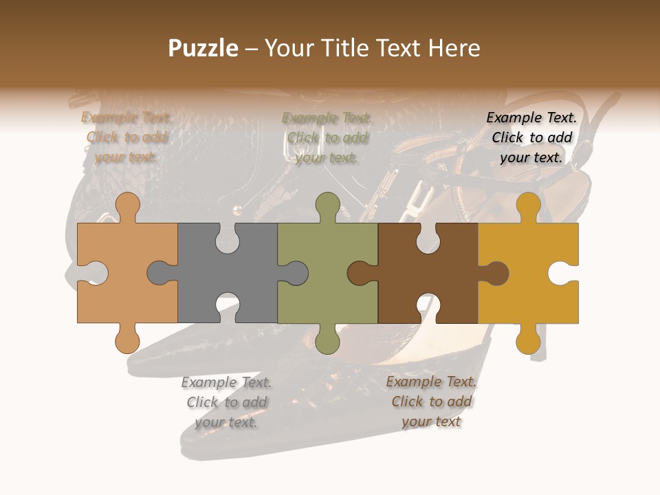 Black Fashion Accessory PowerPoint Template