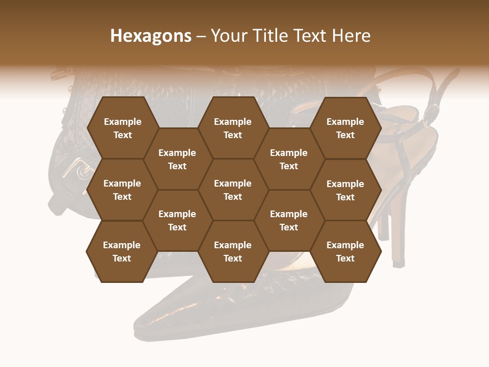 Black Fashion Accessory PowerPoint Template