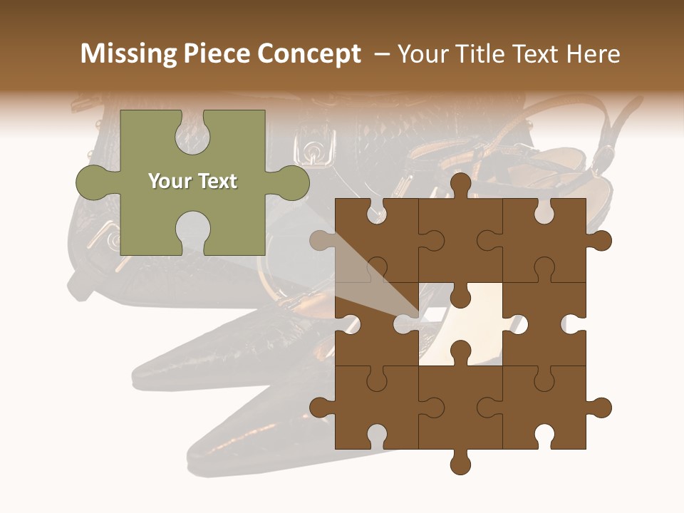 Black Fashion Accessory PowerPoint Template