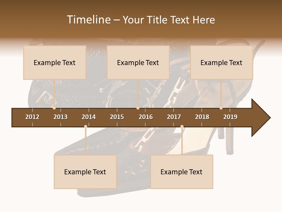 Black Fashion Accessory PowerPoint Template