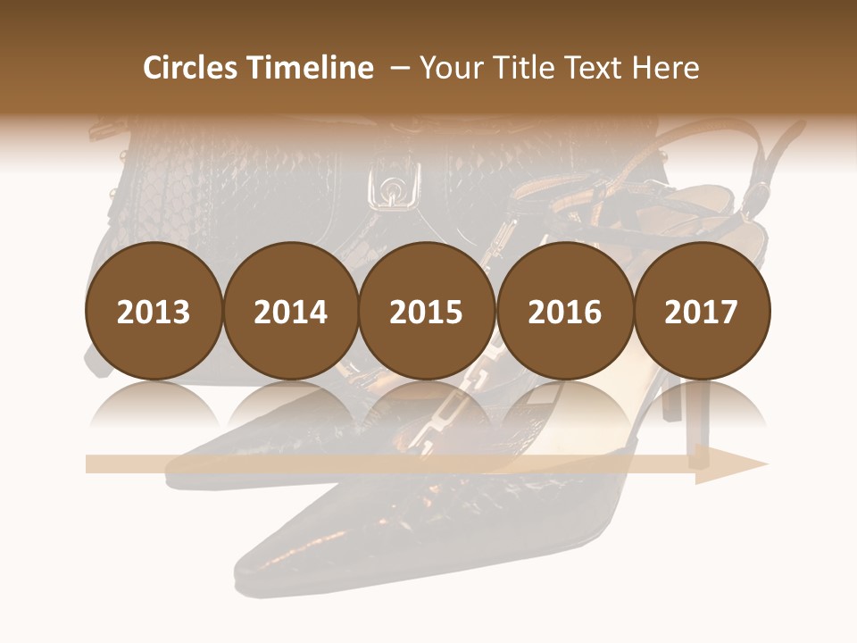 Black Fashion Accessory PowerPoint Template