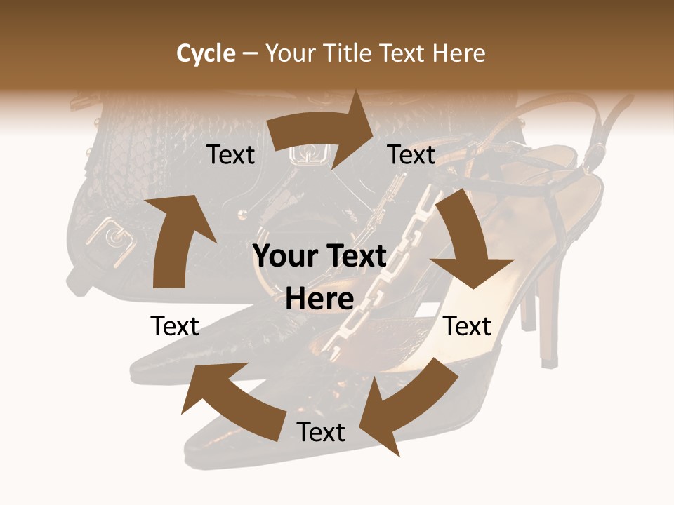 Black Fashion Accessory PowerPoint Template