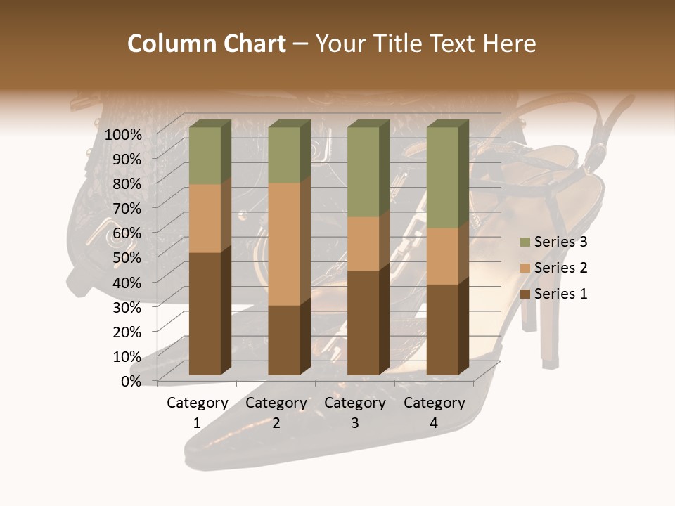 Black Fashion Accessory PowerPoint Template