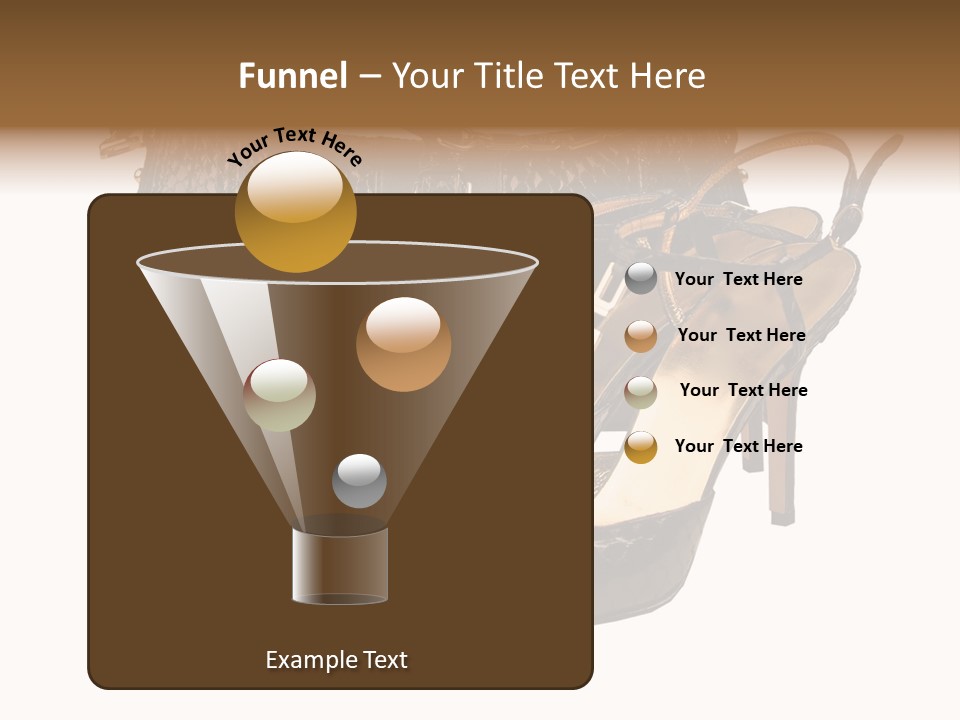 Black Fashion Accessory PowerPoint Template