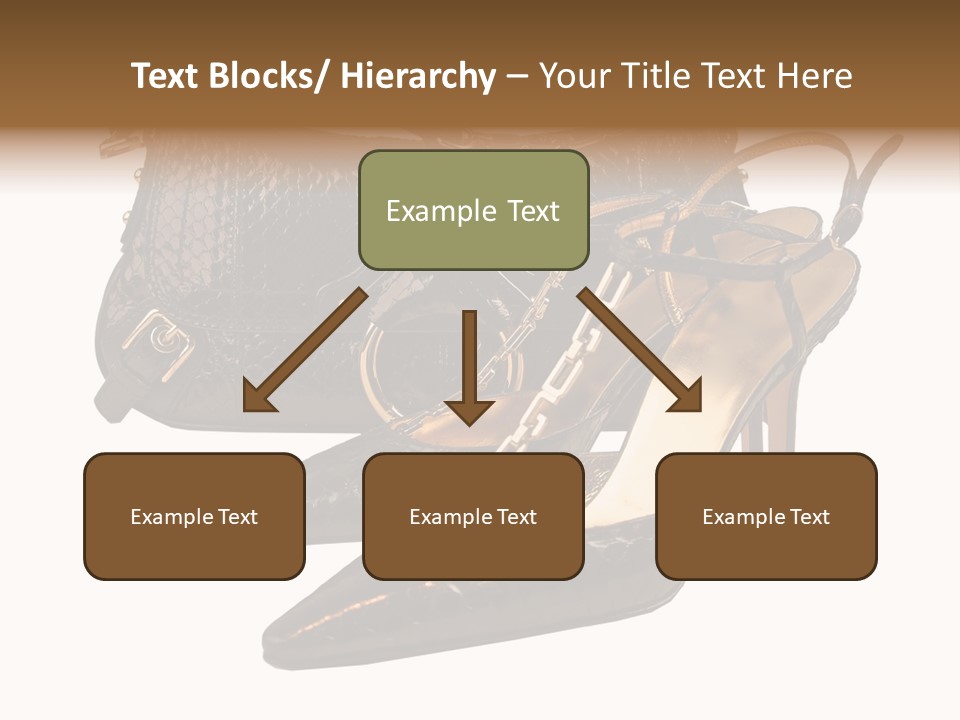 Black Fashion Accessory PowerPoint Template