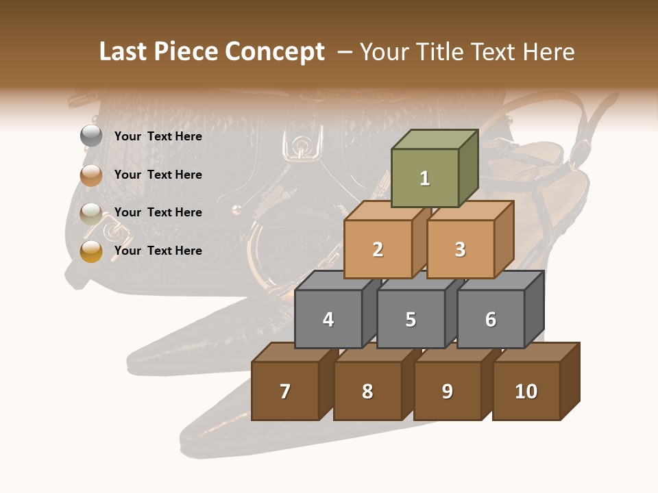 Black Fashion Accessory PowerPoint Template