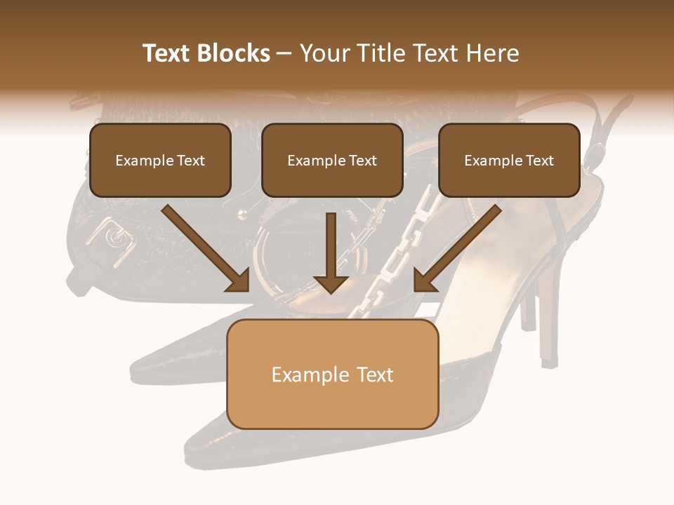 Black Fashion Accessory PowerPoint Template