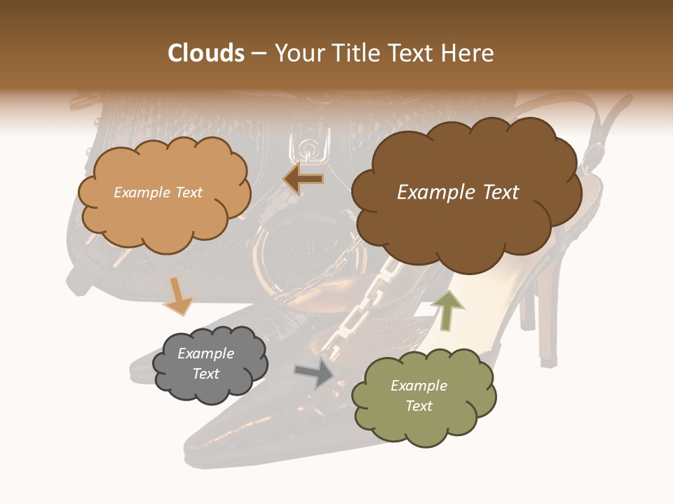 Black Fashion Accessory PowerPoint Template