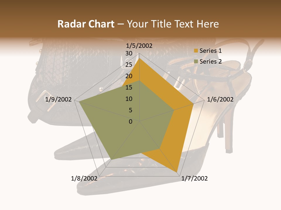 Black Fashion Accessory PowerPoint Template