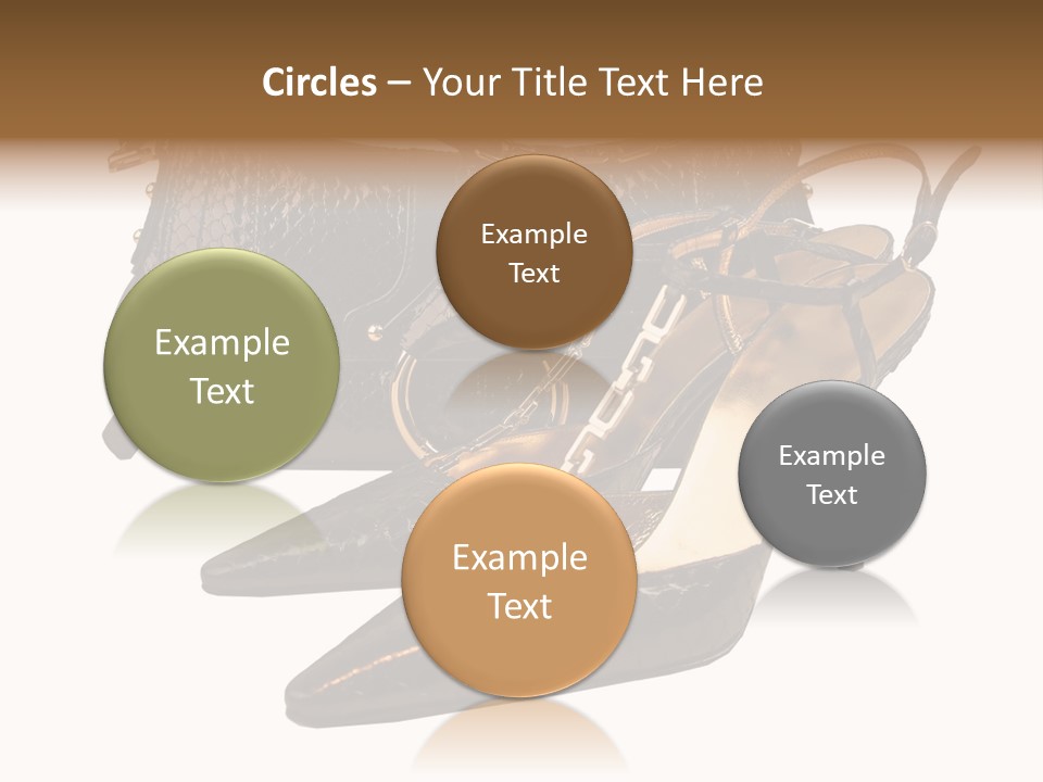 Black Fashion Accessory PowerPoint Template