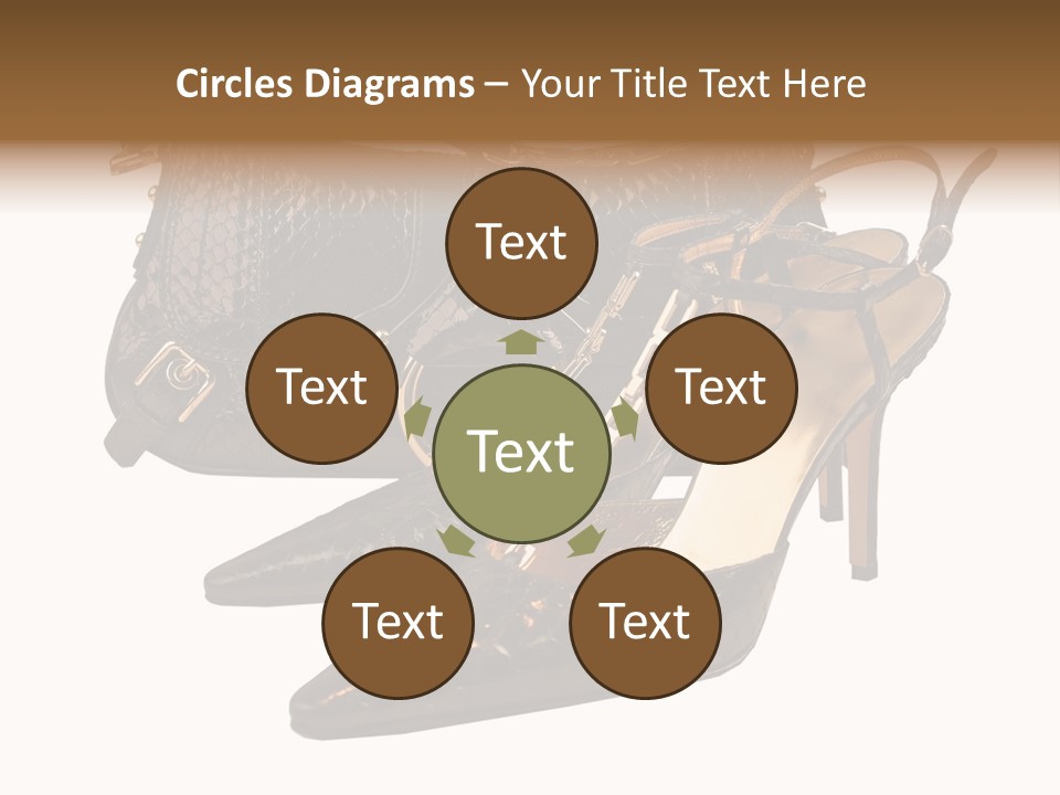 Black Fashion Accessory PowerPoint Template