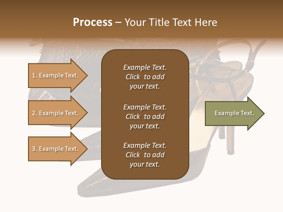 Black Fashion Accessory PowerPoint Template