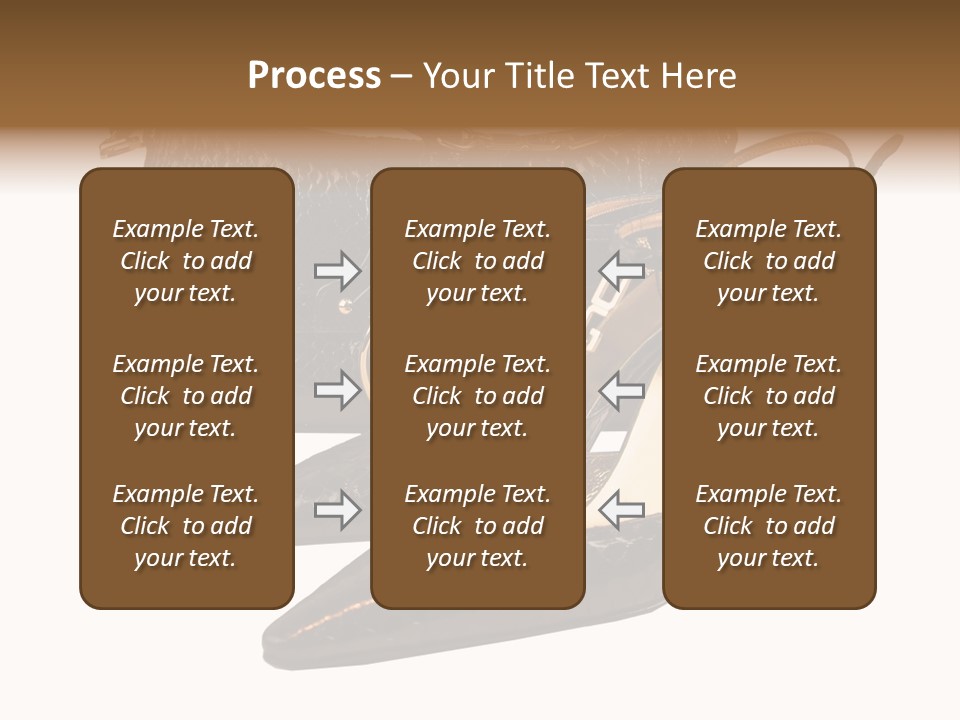 Black Fashion Accessory PowerPoint Template