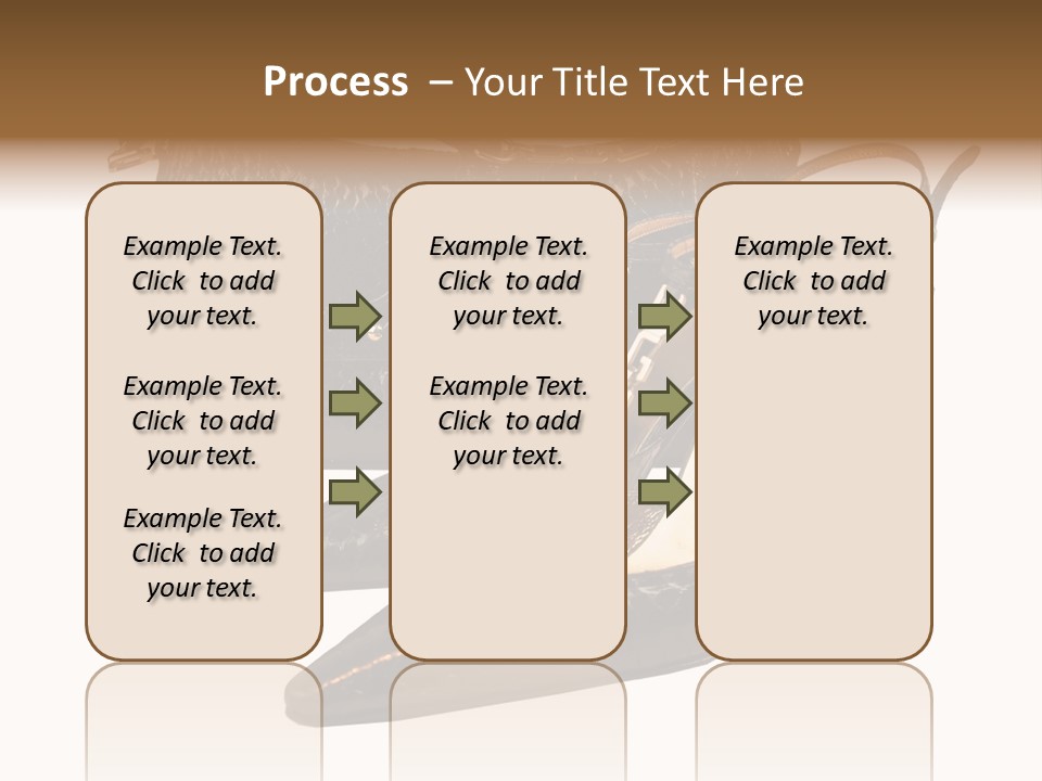 Black Fashion Accessory PowerPoint Template
