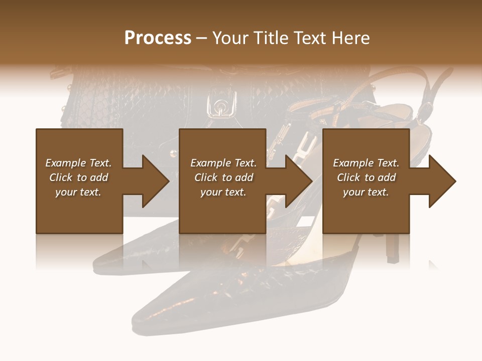 Black Fashion Accessory PowerPoint Template