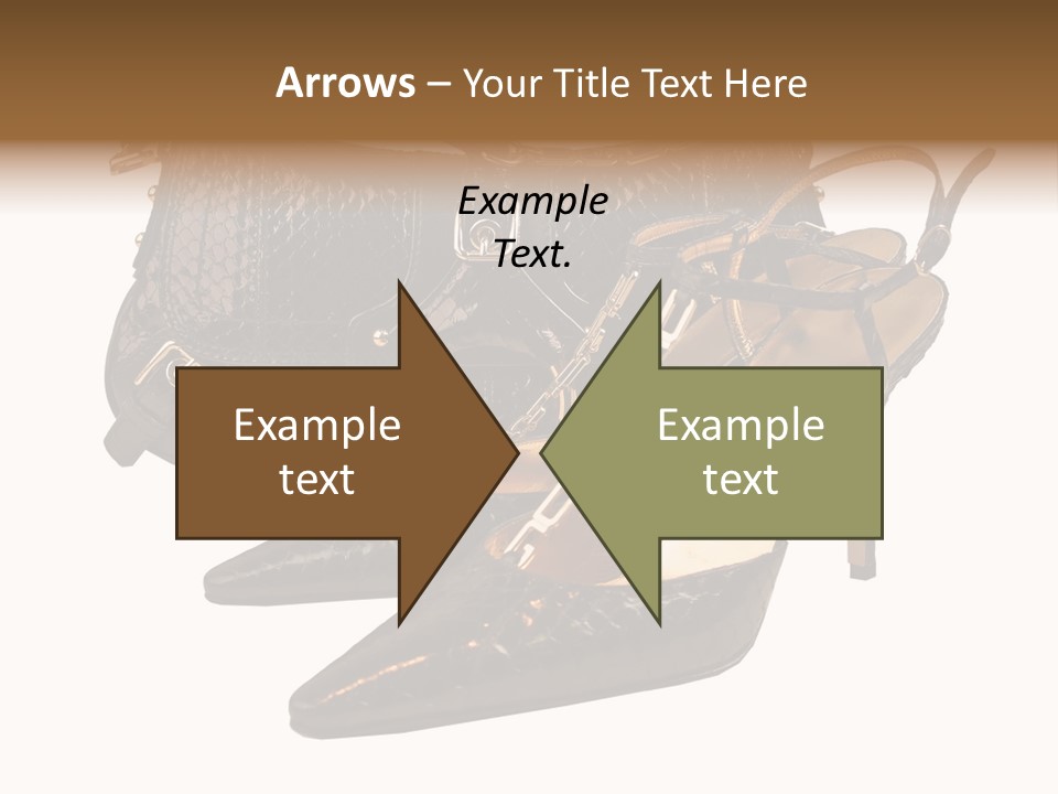 Black Fashion Accessory PowerPoint Template