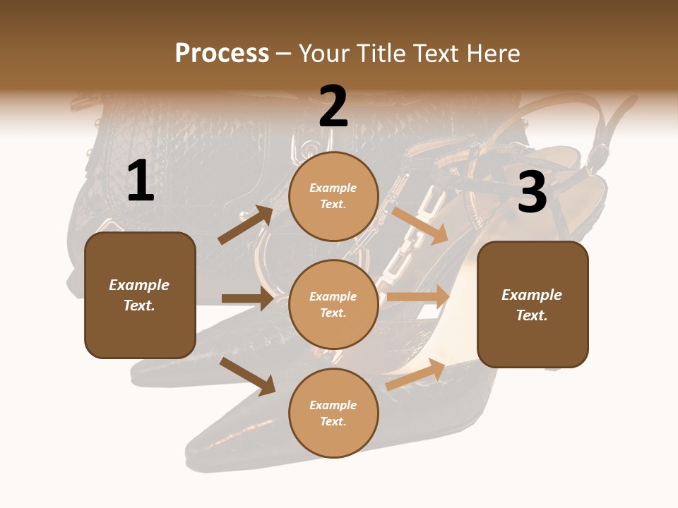 Black Fashion Accessory PowerPoint Template