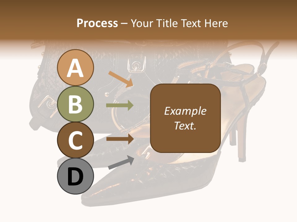 Black Fashion Accessory PowerPoint Template