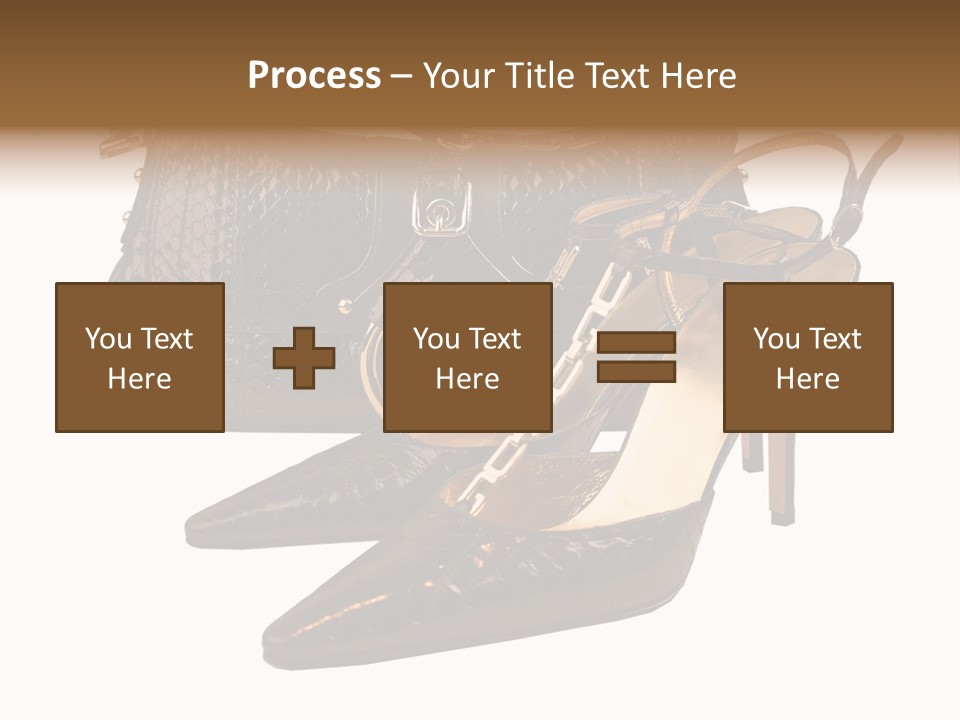 Black Fashion Accessory PowerPoint Template