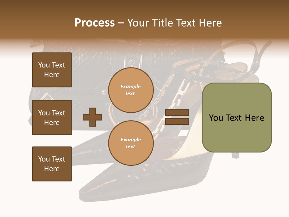 Black Fashion Accessory PowerPoint Template
