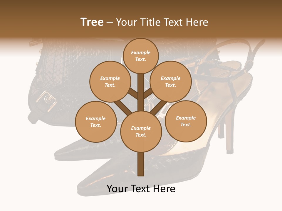 Black Fashion Accessory PowerPoint Template