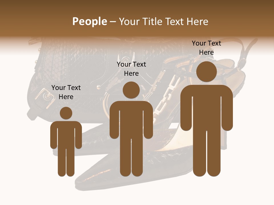 Black Fashion Accessory PowerPoint Template