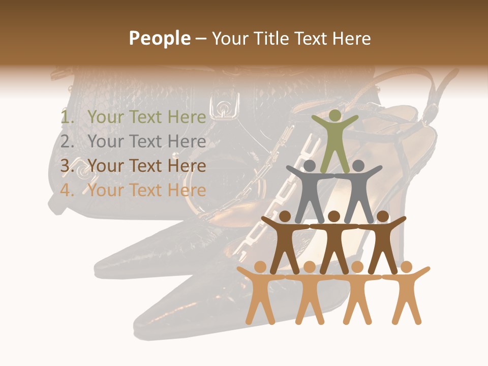 Black Fashion Accessory PowerPoint Template