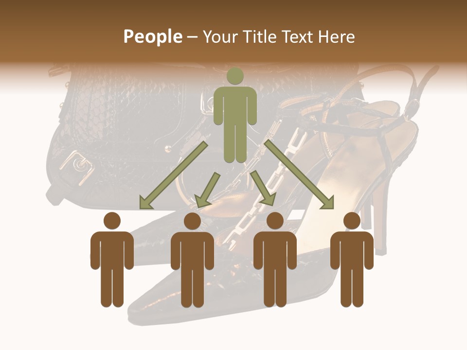 Black Fashion Accessory PowerPoint Template