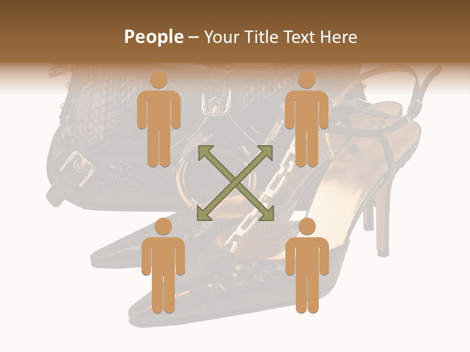 Black Fashion Accessory PowerPoint Template