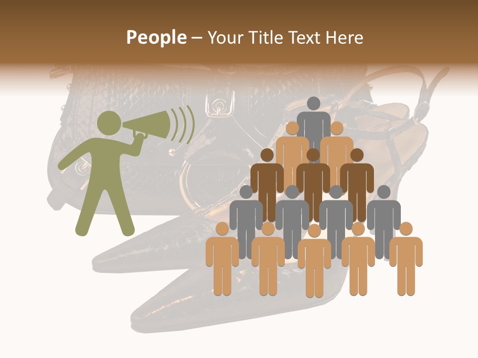 Black Fashion Accessory PowerPoint Template