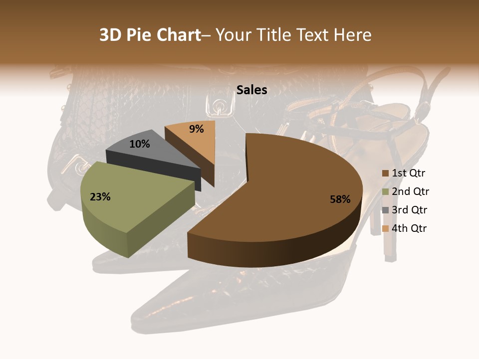 Black Fashion Accessory PowerPoint Template