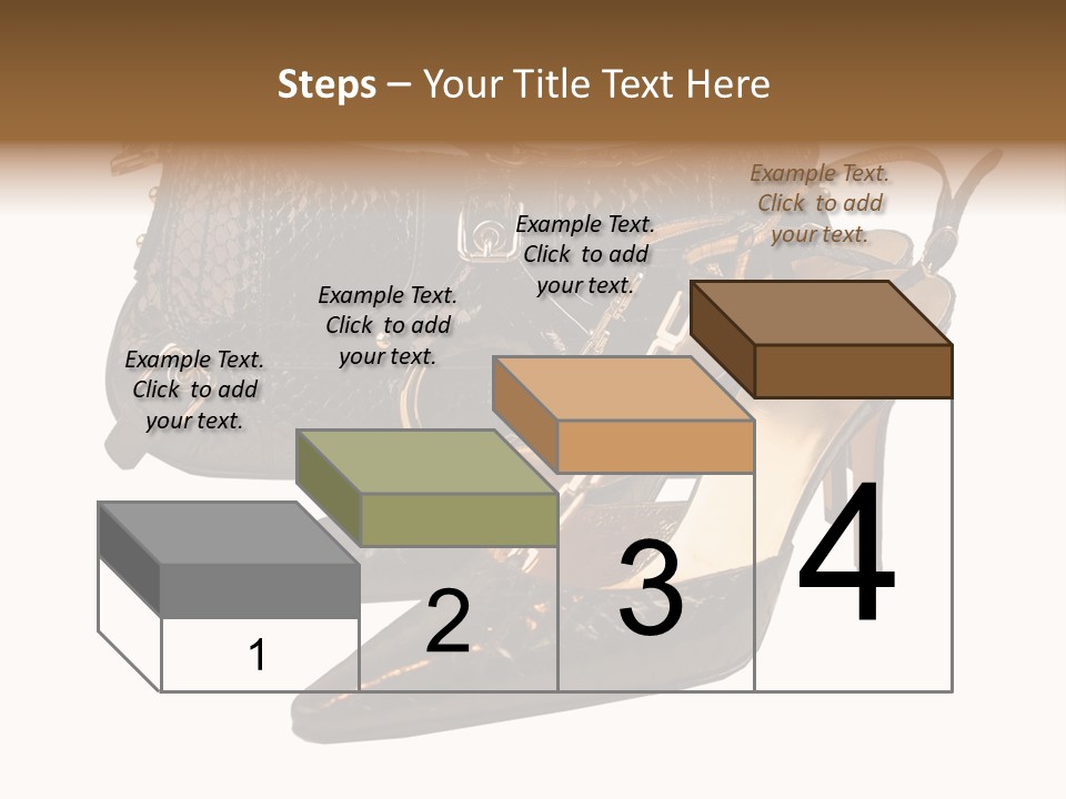 Black Fashion Accessory PowerPoint Template