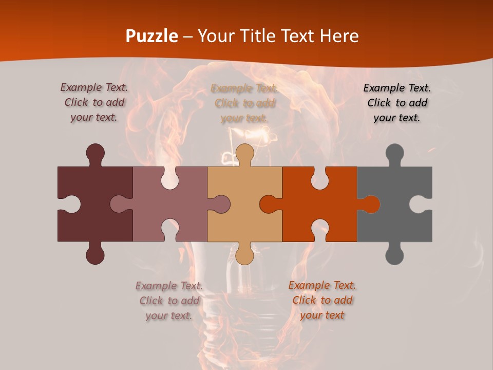 Idea Creativity Black PowerPoint Template