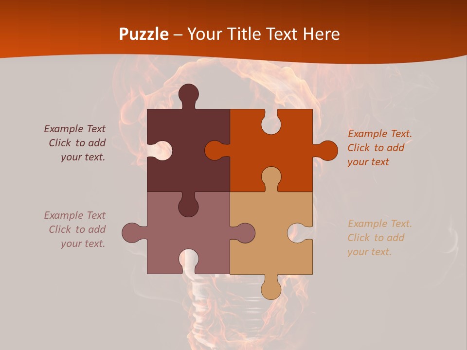 Idea Creativity Black PowerPoint Template